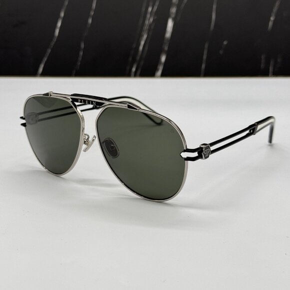 NEW SPP048M 0583 PHILIPP PLEIN SEVENTIES MEN PHILIPP PLEIN SUNGLASSES - Picture 3 of 11